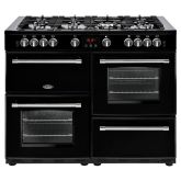 Belling Bel Farmhouse 110G Blk 110Cm 7 Burner Gas Hob Range Cooker