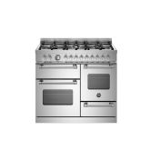 Bertazzoni UK Limited MAS106L3EXC Master 100cm Range Cooker XG Oven Dual Fuel Stainless Steel