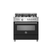 Bertazzoni UK Limited MAS95C1ENEC Master 90cm Range Cooker Single Oven Dual Fuel Matt Black