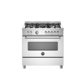 Bertazzoni UK Limited MAS95C1EXC Master 90cm Range Cooker Single Oven Dual Fuel Stainless Steel