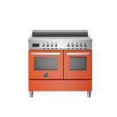 Bertazzoni UK Limited PRO105I2EART Professional 100cm Range Cooker Twin Oven Induction Gloss Orange