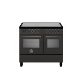 Bertazzoni UK Limited PRO105I2ECAT Professional 100cm Range Cooker Twin Oven Induction Carbonio