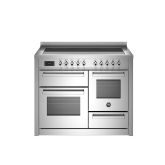 Bertazzoni UK Limited PRO115I3EXT Professional 110cm Range Cooker XG Oven Induction Stainless Steel