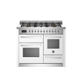Bertazzoni UK Limited PRO116L3EBIT Professional 110cm Range Cooker XG Oven Dual Fuel Gloss White