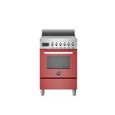 Bertazzoni UK Limited PRO64I1EROT Professional 60cm Range Cooker Single Oven Induction Gloss Red