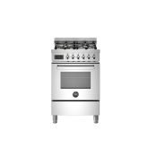 Bertazzoni UK Limited PRO64L1EXT Professional 60cm Range Cooker Single Oven Dual Fuel Stainless Stee