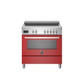 Bertazzoni UK Limited PRO95I1EROT Professional 90cm Range Cooker Single Oven Induction Gloss Red