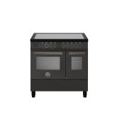 Bertazzoni UK Limited PRO95I2ECAT Professional 90cm Range Cooker Twin Oven Induction Carbonio