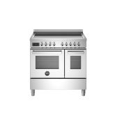 Bertazzoni UK Limited PRO95I2EXT Professional 90cm Range Cooker Twin Oven Induction Stainless Steel