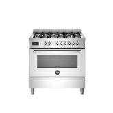 Bertazzoni UK Limited PRO96L1EXT Professional 90cm Range Cooker Single Oven Dual Fuel Stainless Stee