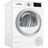 Bosch WTWH7660GB  9Kg Condenser Tumble Dryer With Heat Pump - White