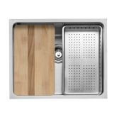 Caple AXL50 AXLE Single Bowl Sink in Stainless Steel Finish