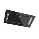 Caple BU525BK black glass, electronic controls, 535m3/h, W 520mm, B energy, filter CAP61CF