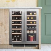 Caple WI6234 Classic Undercounter, 2 Side By Side Zones, W 595Mm, Suitable For 100-150Mm Plinth, G E