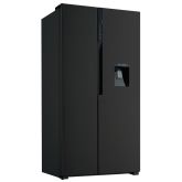 KEG KDSBS520WE-BK Black American Style Frost Free Fridge Freezer