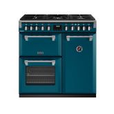 Stoves 444411515 St Dx Rich D900df Dual Fuel - Kingfisher Teal