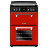 Stoves 444444721 St Rich 600E Ceramic Hob Cooker - Jalapeno Red