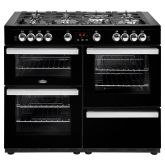 Belling 444411731 COOKCENTRE X110G BLK Cookcentre X110g Blk Gas Range Cooker