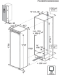 AEG NAB7N181EC Integrated No Frost Upright Freezer