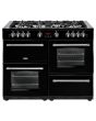 Belling Bel Farmhouse 110G Blk 110Cm 7 Burner Gas Hob Range Cooker