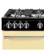 Belling 444411737 X90G 100cm Gas Rangecooker with Double Oven and Gas Hob - Cream