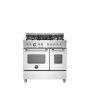 Bertazzoni UK Limited MAS95C2EXC Master 90cm Range Cooker Twin Oven Dual Fuel Stainless Steel