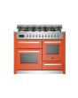 Bertazzoni UK Limited PRO116L3EART Professional 110cm Range Cooker XG Oven Dual Fuel Gloss orange
