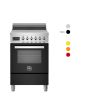 Bertazzoni UK Limited PRO64I1EART Professional 60cm Range Cooker Single Oven Induction Gloss Orange