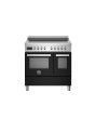 Bertazzoni UK Limited PRO95I2ENET Professional 90cm Range Cooker Twin Oven Induction Gloss Black