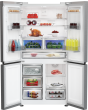 Blomberg KQD114VPX 90.8cm Dual Cooling American Style Fridge Freezer - Brushed Steel