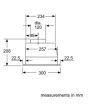 Bosch DLN53AA70B 53cm, 3 speed, LED lights, Quick fix system, Slider switch. Optional Standard Recir