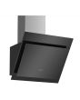 Bosch DWK67CM60B 60cm, Angled Glass Wall Hood, Touch Control, LED Lights. Optional Chimless Standard