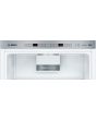 Bosch KGE49AWCAG 201x70, LowFrost fridge freezer, VitaFresh, LED light, Chrome bottle rack, Integrat