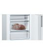 Bosch KGE49AWCAG 201x70, LowFrost fridge freezer, VitaFresh, LED light, Chrome bottle rack, Integrat