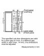 Bosch KIV38X22GB 177x54 Static bottom freezer, thermostatic control, MultiBox, 3 glass shelves, Slid