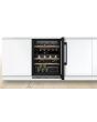 Bosch KUW21AHG0G Series 6 Built-In Wine Cooler with Glass Door - Black