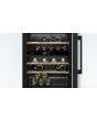 Bosch KUW21AHG0G Series 6 Built-In Wine Cooler with Glass Door - Black