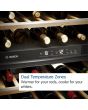 Bosch KUW21AHG0G Series 6 Built-In Wine Cooler with Glass Door - Black