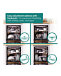 Bosch SPS4HMI49G Slimline Silver WiFi Dishwasher