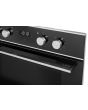 Caple C3371 Sense Built In Black Glass Electric Double Oven