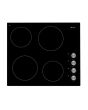 Caple C809C Caple 60Cm Black Frameless Ceramic Dial Control Hob