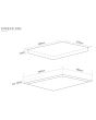 Caple C809C Caple 60Cm Black Frameless Ceramic Dial Control Hob