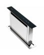 Caple DD606BK stainless steel and black glass, low profile, illuminated touch controls, W 575mm, **B