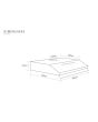 Caple FSCHSS9 Caple 60cm Stainless Steel Conventional Hood