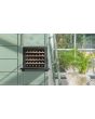 Caple WC6100 Sense, 1 zone, H 600mm, G energy, black glass door, square handle, soft open/close, tou