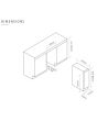 Caple WI156 Sense undercounter, 1 zone, W 145mm, suitable for 100-150mm plinth, G energy, black glas