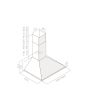 Elica MISSY 60 Elica 60Cm Stainless Steel Wall Mounted Chimney Cooker Hood