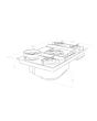 Elica NT-FLAME-BLK-DO NikolaTesla FLAME gas black duct out version