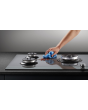 Fisher & Paykel 90cm Black Glass Gas Hob Model CG905DNGGB4
