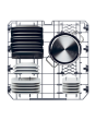 Haier XS 4A4M4BB-80 Dishwasher 14 Place Settings